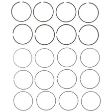 MAHLE Engine Piston Ring Set 41591CP; Moly-Faced Standard Fit