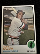 (B) 1973 TOPPS BASEBALL #80 TONY OLIVA (HOF) TWINS Near Mint Nm Set Help Vintage