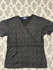 Scrub   Factory Uniforms  Top,size XS,black