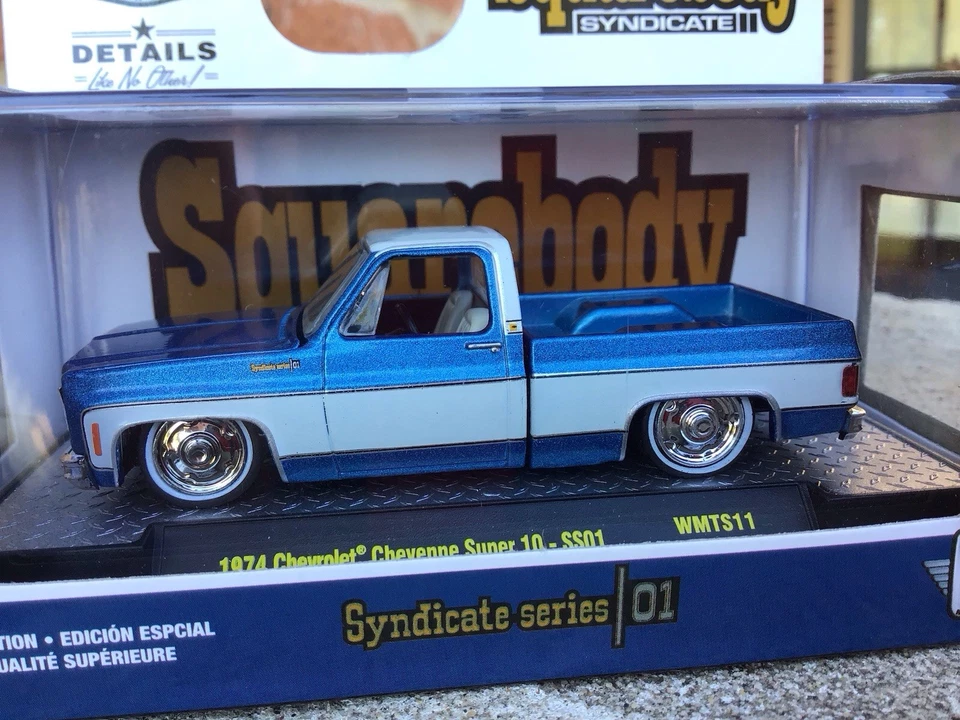 1:64 M2 Machines 1974 Chevrolet Cheyenne Super 10 Syndicate WMTS 11 🔥 - Image 2 of 4
