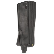 Image of Requisite Synthetic Half Chaps - Black - 37.5 cm (Ladies XS)