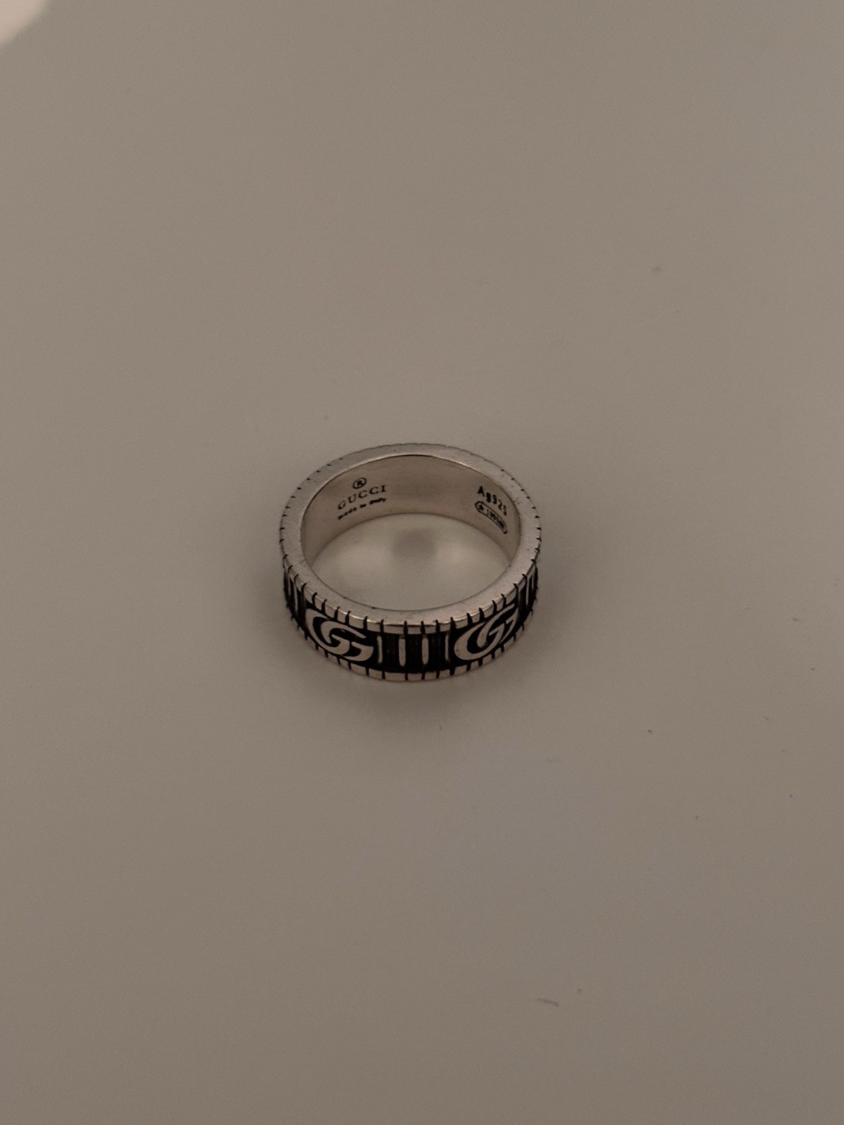 Gucci Ring GG 925 Silver Size 60