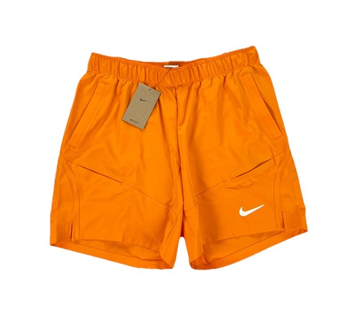 NEW Nike Court Victory Dri-Fit 7" Tennis Shorts Orange Mens Size L FD8721-873 - 第 1/8 張圖片