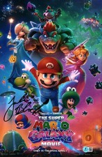 JACK BLACK SIGNED BOWSER SUPER MARIO BROS GALAXY MOVIE 11X17 PHOTO BAS COA