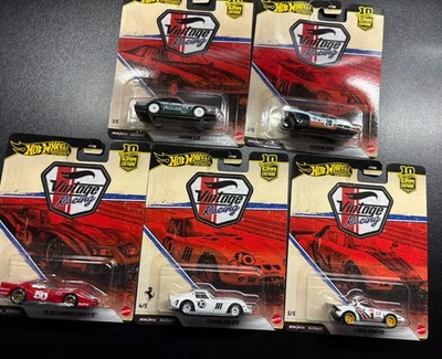 Hot Wheels Premium Car Culture VINTAGE RACING Complete 5-Car Set #2 - Bild 1 von 4