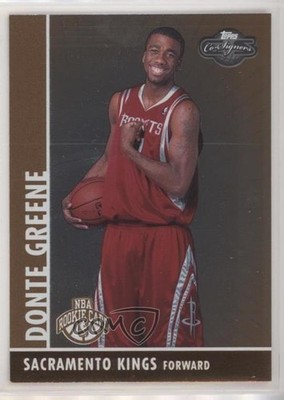 2008-09 Topps Co-Signers Bronze Foil 85/299 Donte Greene #123 Rookie RC qw7