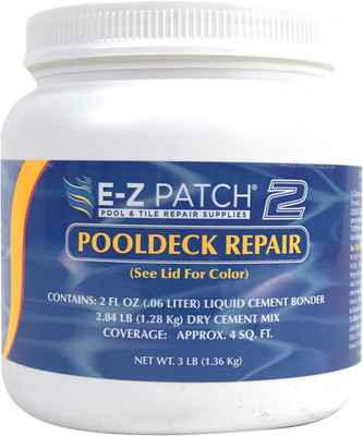 E-Z Patch 2 Pool Patch Repair Kit for Pool Decks & Patios - DIY Concrete Repair