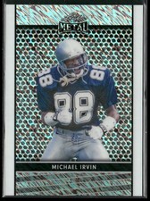 2024 Leaf Collective - Leaf Base Shimmer Silver #LB-122 Michael Irvin 1/1