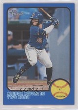 2022 Topps Heritage Minor League Edition Blue Border 83/99 Logan Warmoth n0c