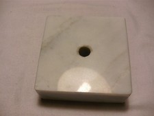 Marmorsockel alt Sockel Büste Skulptur Grablicht Bronze Alabaster Bastler weiß