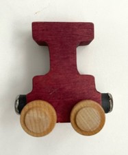 Maple Landmark Wooden Alphabet Train, Letter I, Thomas The Train Compatible