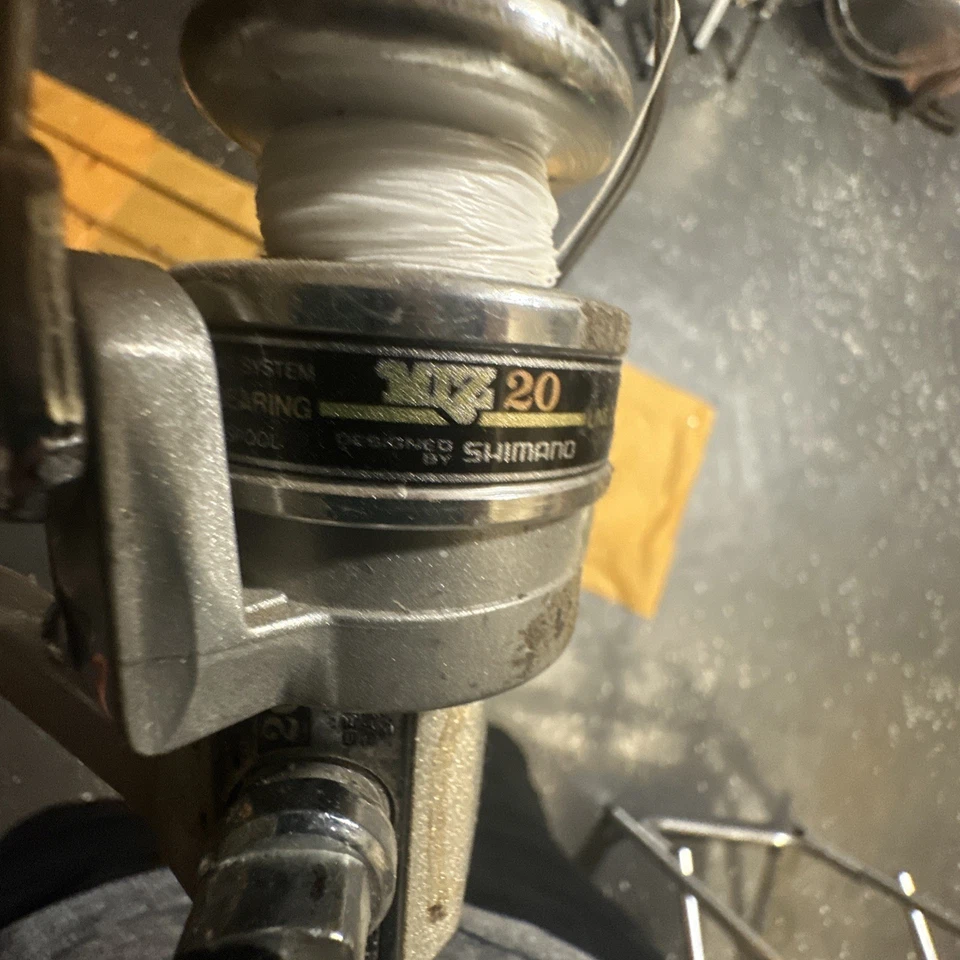 Lote de tres bastones combinados de varilla y carrete de colección Garcia, Mohawk, Zebco Foto 4 de 4