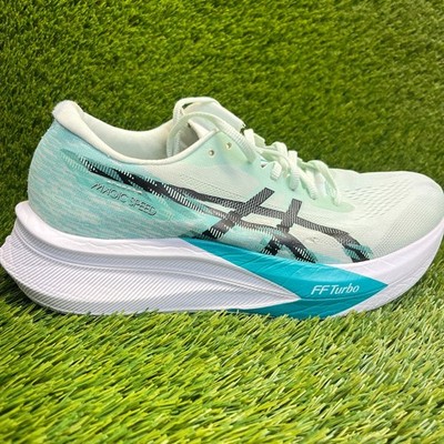Asics Magic Speed 4 Mens Size 11 Green Blue Athletic Running Shoes Sneakers