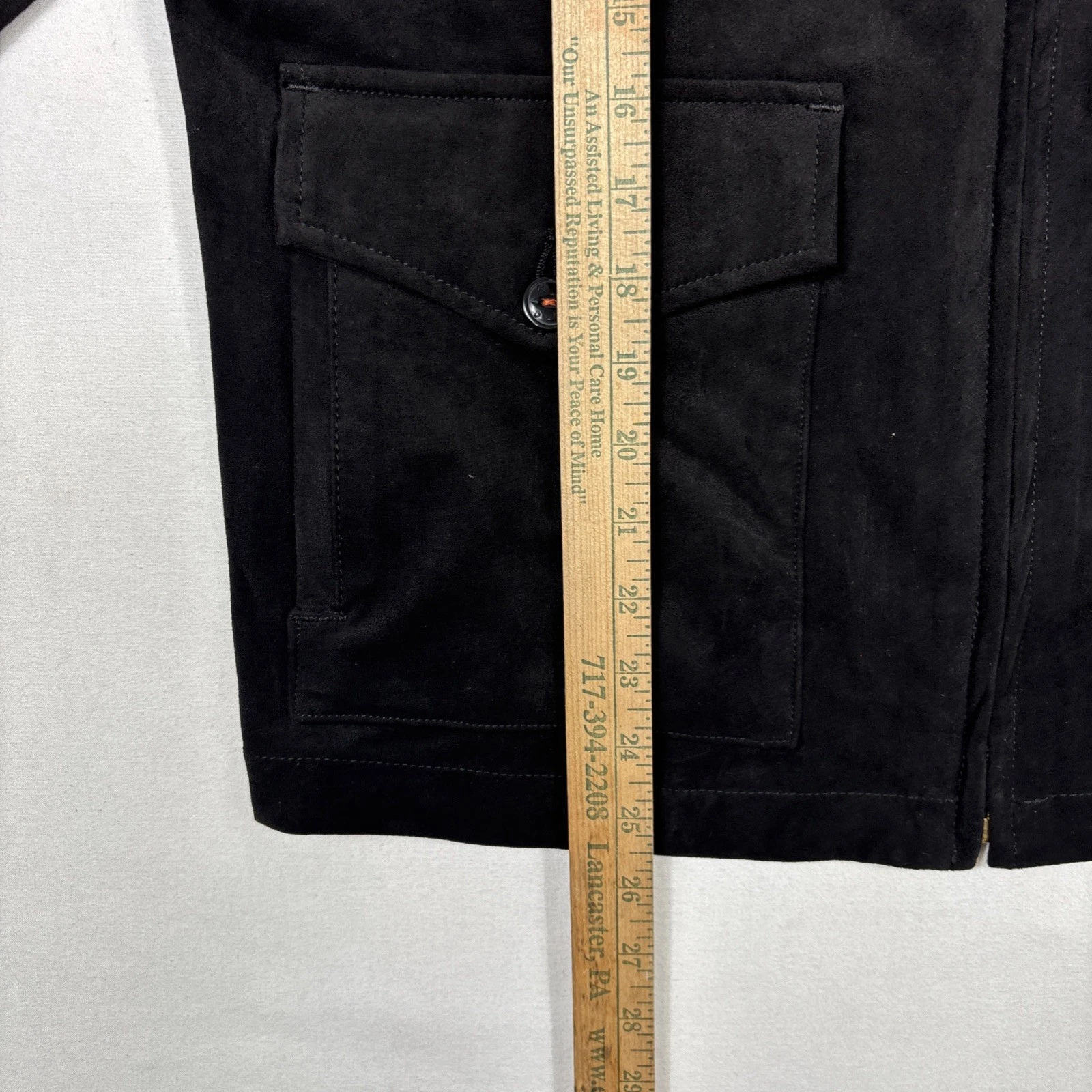 Hiroshi Kato The Propeller Velour Knit Jacket Men's S Jet Black Velvet NEW $458 - product detail image 7