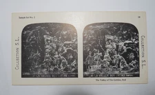 Antique Stereoscope Viewer Photo Card  The Valley of The Goblins,Hell HTF Exl