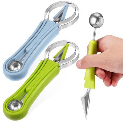 2 Set Obstpflücker Wassermelonen-baller-set Melonenballer Obstschaufel