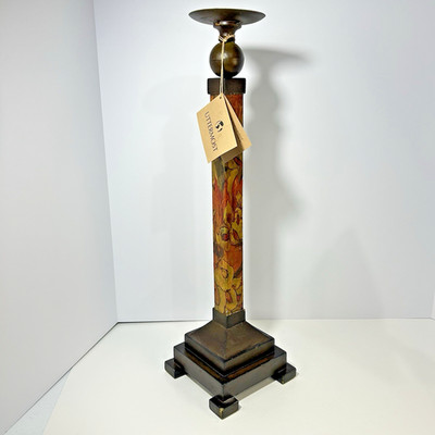 Uttermost 19364 Candleholder with Distressed Finish Fall Colorway Earthy Tones