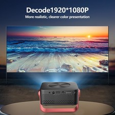 Mini Portable Projector WiFi Bluetooth Android 11.0 1080P 4K Support - 2026