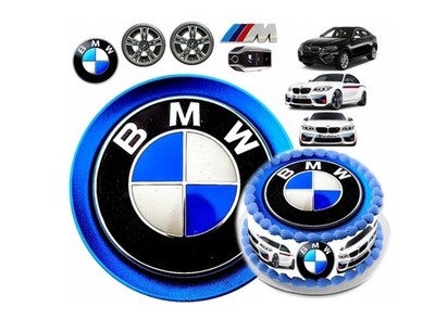 BMW Tortenaufleger BMW Tortenaufleger als Set Esspapier Tortendeko Fondant Auto