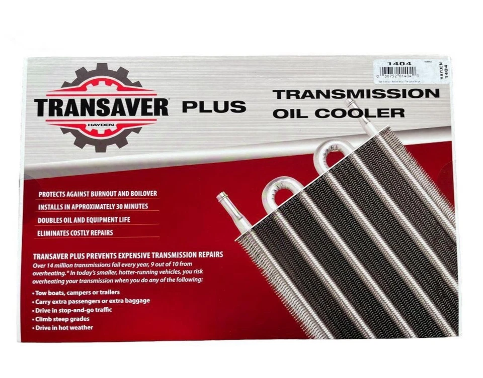 TRANSAVER HAYDEN PLUS EXTERNAL TRANSMISSION OIL COOLER 7-1/2 x 15-1/2 x 3/4 - Image 3 of 3