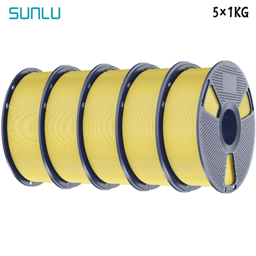 SUNLU 5×1KG/10×1KG PLA PETG Seide ABS ASA SILK 3D Drucker Filament 1KG Spule - Afbeelding 47 van 153