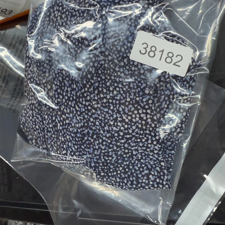 Платье Talbots для девочек 10 синее с анималистическим принтом сменное миди с v-образным вырезом повседневное без рукавов - Изображение 4 из 4