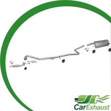 Auspuffanlage für MAZDA 2 (DY) 1.4 TDCi +Rohr Auspuffanlage