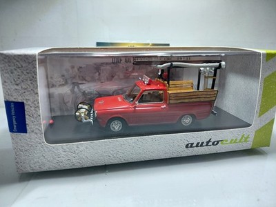  AutoCult DAF 44 Brandweer Red 1/43  DEFEKT Mängelmodell  
