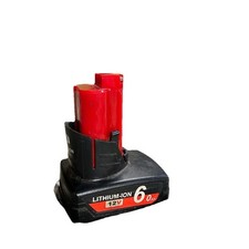 12V 6.0Ah Replacement Lithium-Ion Battery for Milwaukee M12 Tools