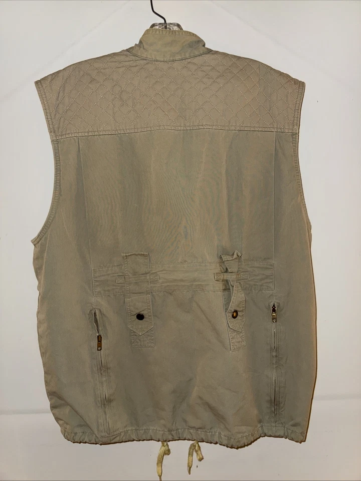 Colete Masculino Willis & Geiger Safari Tamanho M – Vintage Expedição ao Ar Livre - Imagem 3 de 3