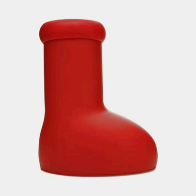 MSCHF Big Red Boot Red Men's High Top Athletic Sneaker MSCHF Big Red Boot