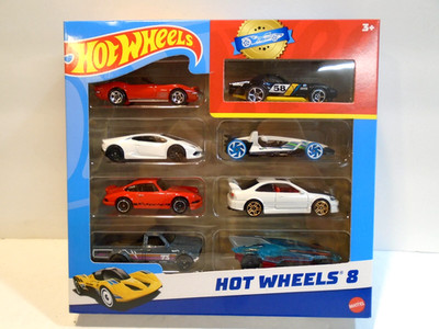 Hot Wheels 8 Pack 2023 Brand New Hot Wheels Exclusive 1970s Black Corvette