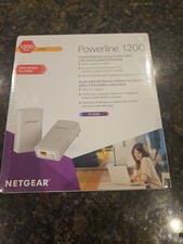 NETGEAR Powerline 1200 Adapter Kit PL1200 1200 Mbps Gigabit Ethernet Set of 2