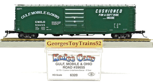 KADEE HO 1:87 #59655 GM&O GULF, MOBILE & OHIO 50' PS-1 BOX CAR 6320 USADO | Condition: Used