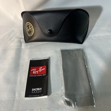 Ray Ban Universal Black Medium Soft Case for Sunglasses Eyeglasses with cloth