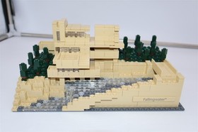 LEGO Architecture 21005 Fallingwater Frank Lloyd Wright, No Box or Manual - 