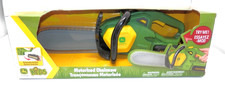 John Deere Kids Motorized Chainsaw Toy   Light  Sound Spinning Chain New VIDEO