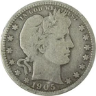 1905 O Barber Silver Quarter VG Very Good 25c Coin SKU:CP880