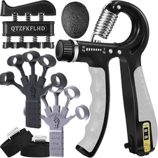 Grip Strength Trainer with Forearm Strengthener, Hand Grip Strengthener, Hand Ex