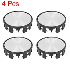 4pcs 54mm 9 Lugs Universal Black Car Wheel Tyre Center Hub Caps Cover Protector