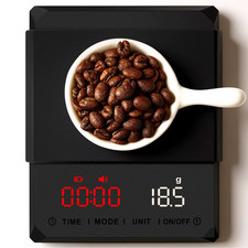 Mini Coffee Scale with Timer - Espresso Scale Rechargeable 2Kg X 0.1G Accuracy,