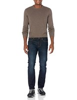 Herren Pullover Langarm Rundhals 100% Baumwolle Braunheide XL Amazon Essentials