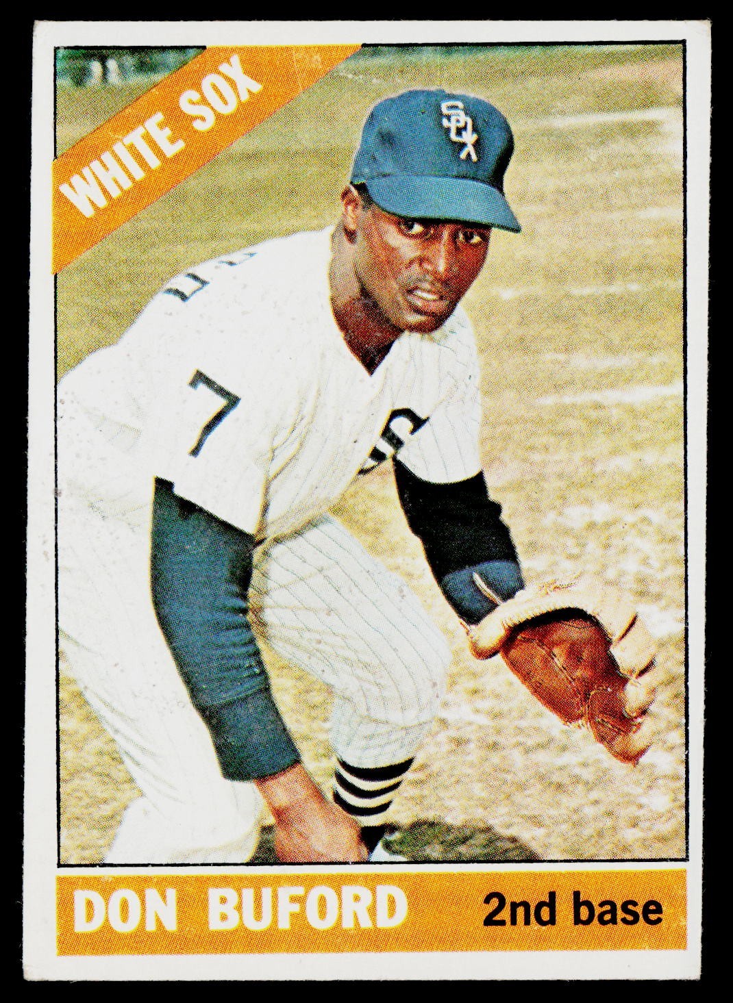 1966 Topps #465 Don Buford Card Chicago White Sox Excellent