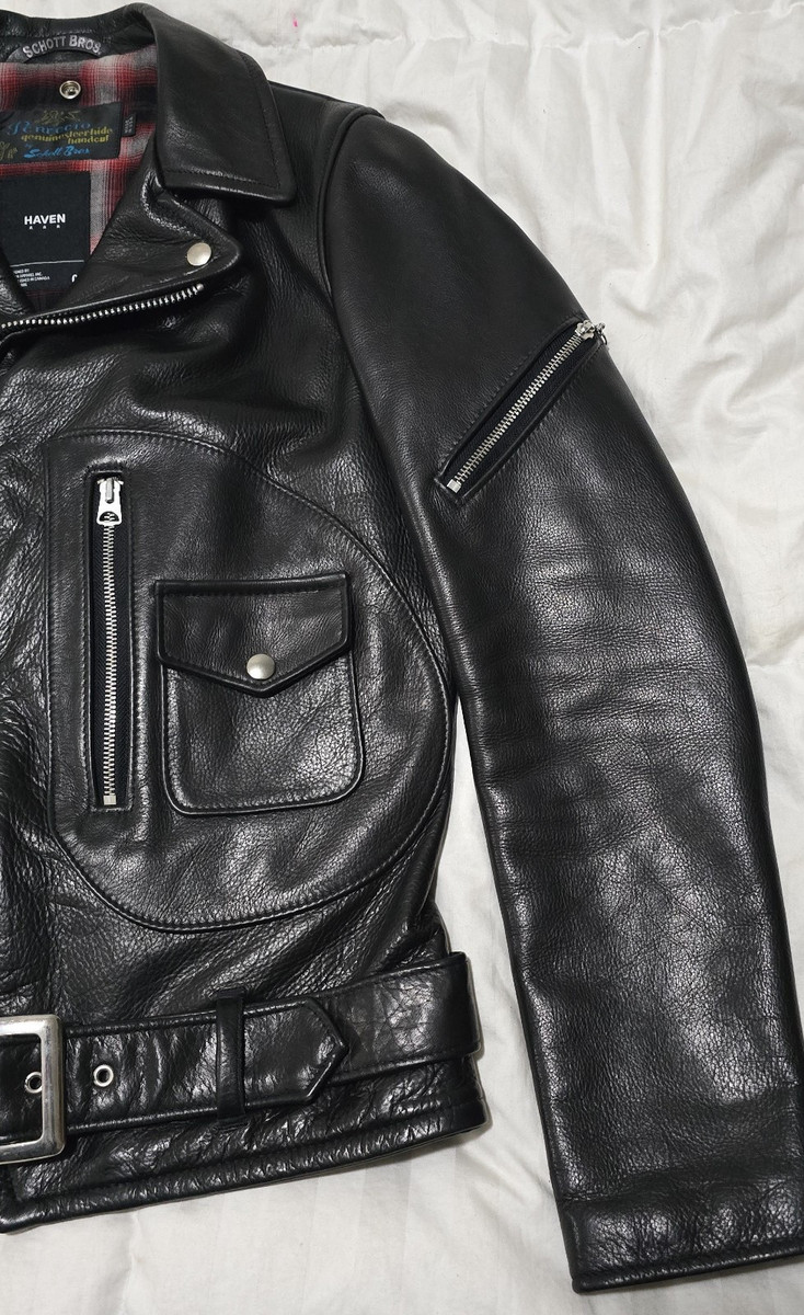 Schott X Haven Leather Jacket Limited Perfecto 529HN Men Schott X Haven Leather Jacket Limited Perfecto 529HN Men