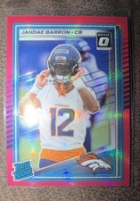2025 Panini Donruss - Rated Rookie Jahdae Barron #365 Optic Preview Pink...