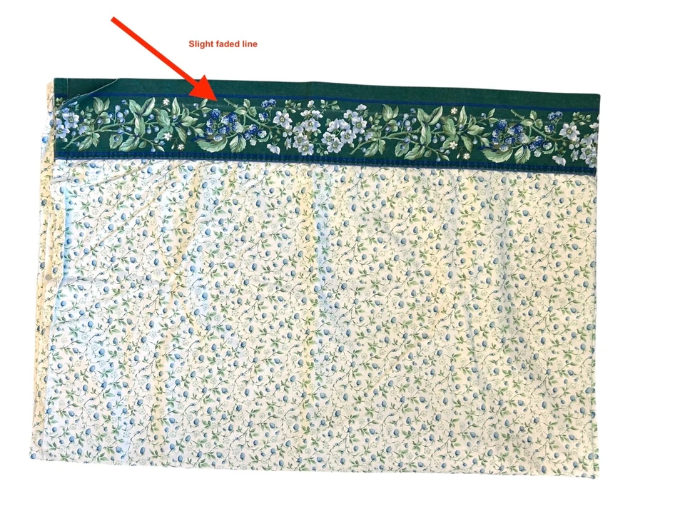 Conjunto de lençóis Laura Ashley Bramble Berry duplo 3 peças plano, ajustado e 1 estojo vintage - Imagem 4 de 4