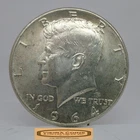 1964 Kennedy Silver Half Dollar, 90% Silver - #C59765NQ