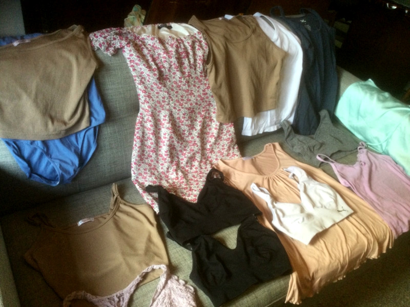 Lot x14 Small Teen Girls Summer Halter Tops,1 swimsuit, ETC.Multi-Brands&Colors