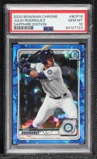 2020 Bowman Chrome Sapphire Edition Julio Rodriguez #BCP-19 PSA 10 GEM MT sd0