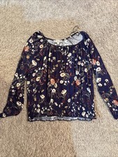 Women's Floral Print Long Sleeve